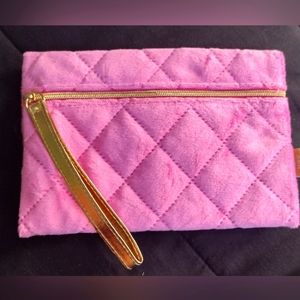 Pink makeup bag